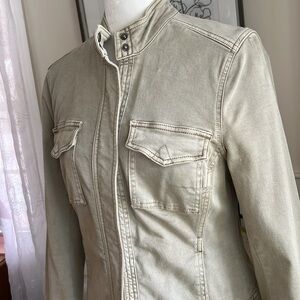 Liverpool fitted cotton spandex blend Jacket